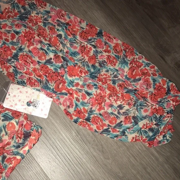Free people mabel printed blouse